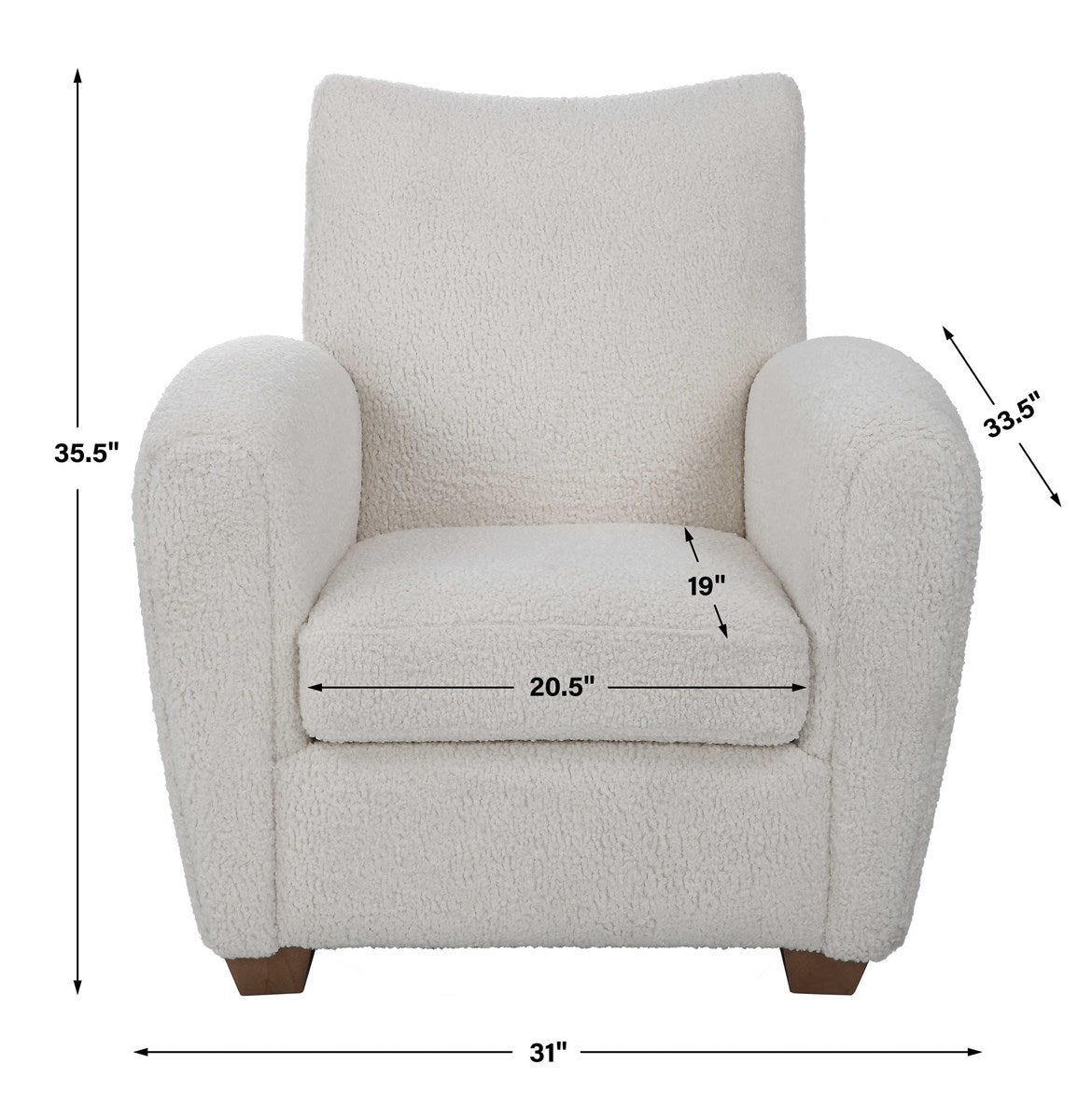 Teddy Accent Chair, Natural