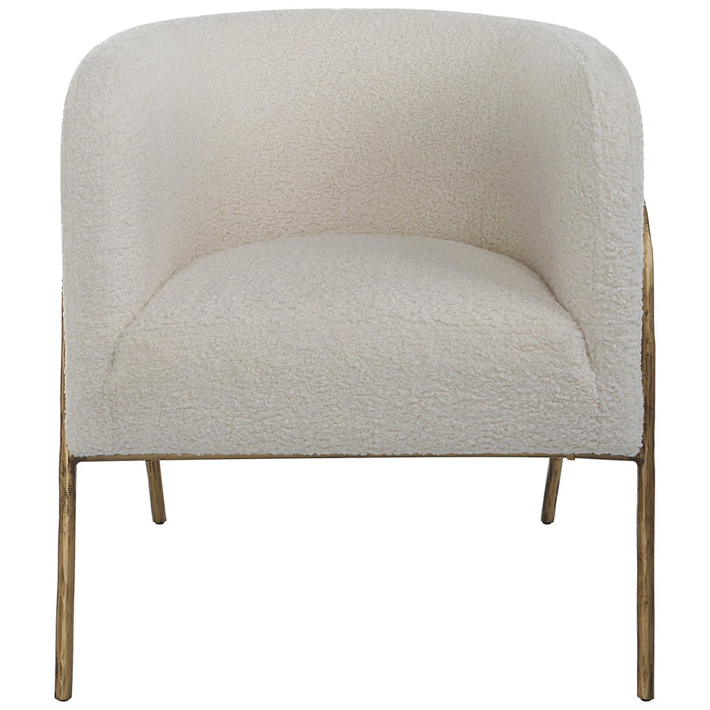 Jacobsen Accent Chair, Natural Shearling