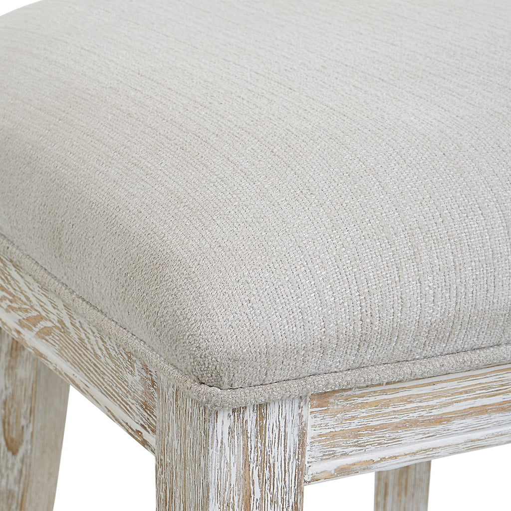 Idris Counter Stool, White
