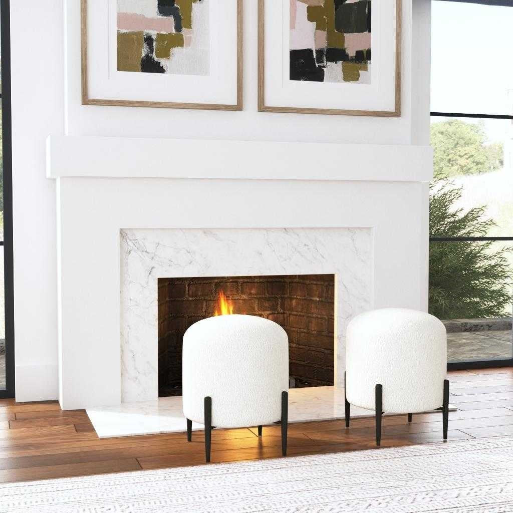 Arles Ottoman, White