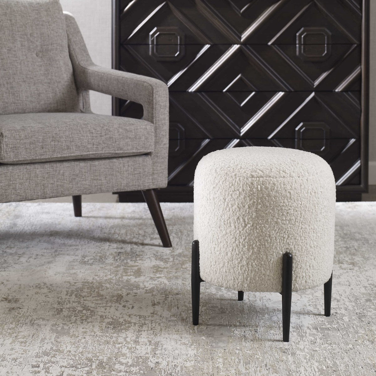 Arles Ottoman, White
