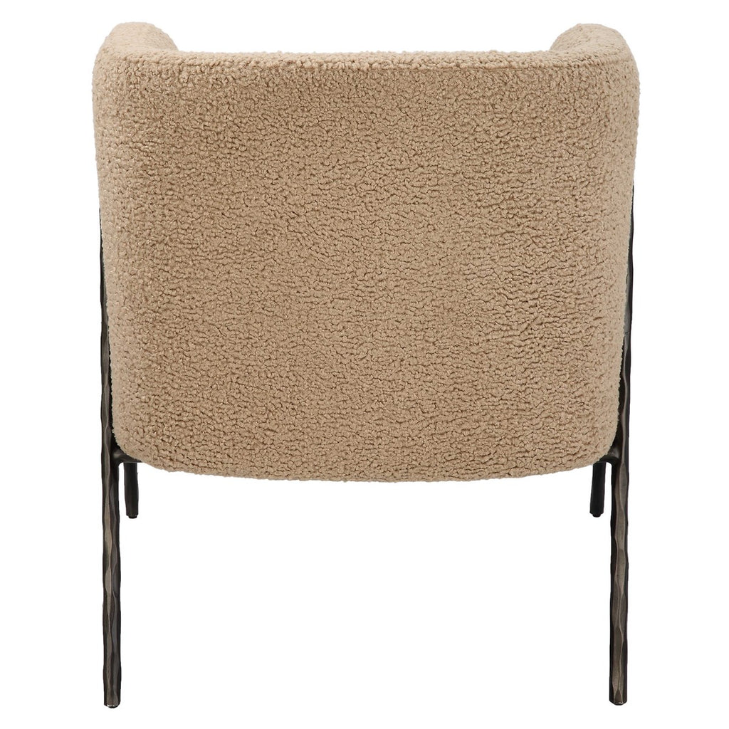 Jacobsen Accent Chair, Latte Shearling