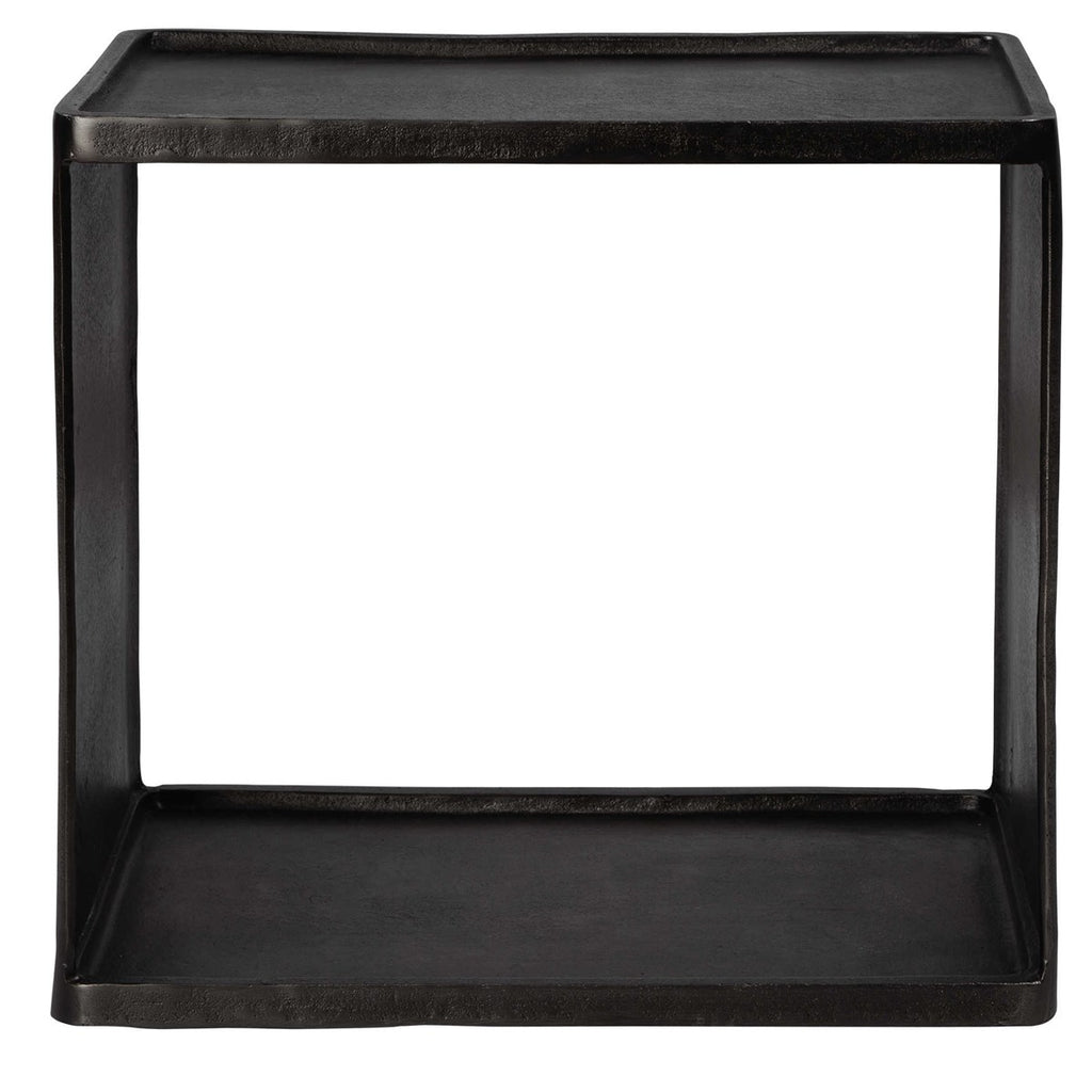 Derwent Side Table, Dark Nickel