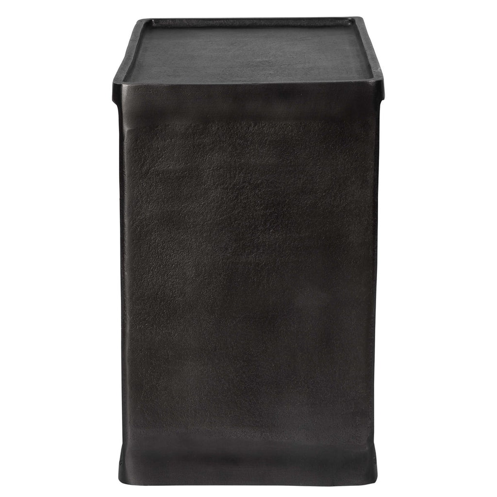 Derwent Side Table, Dark Nickel