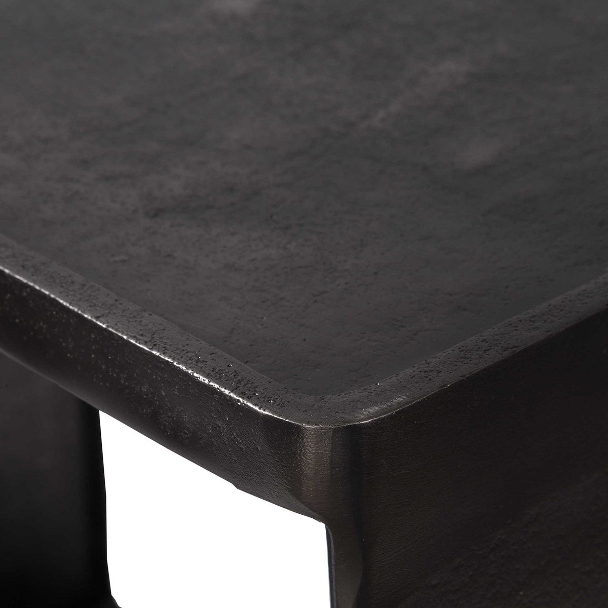 Derwent Side Table, Dark Nickel