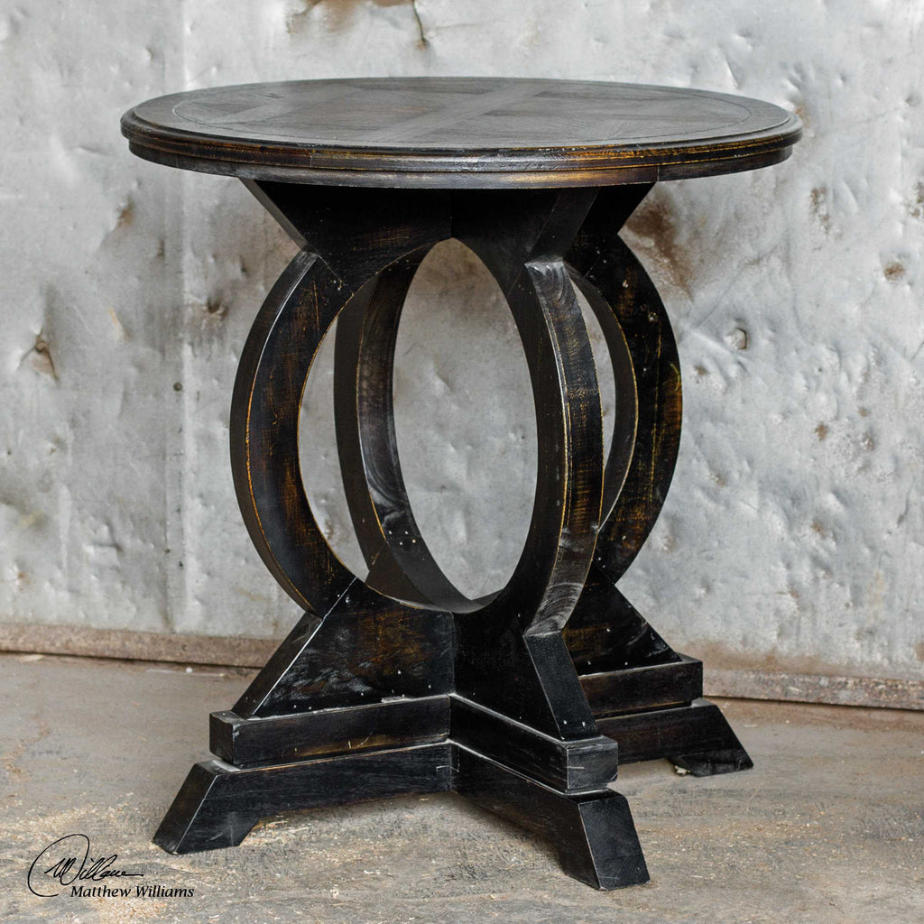 Maiva Side Table, Black