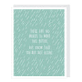 Falling Rain Sympathy Support Card