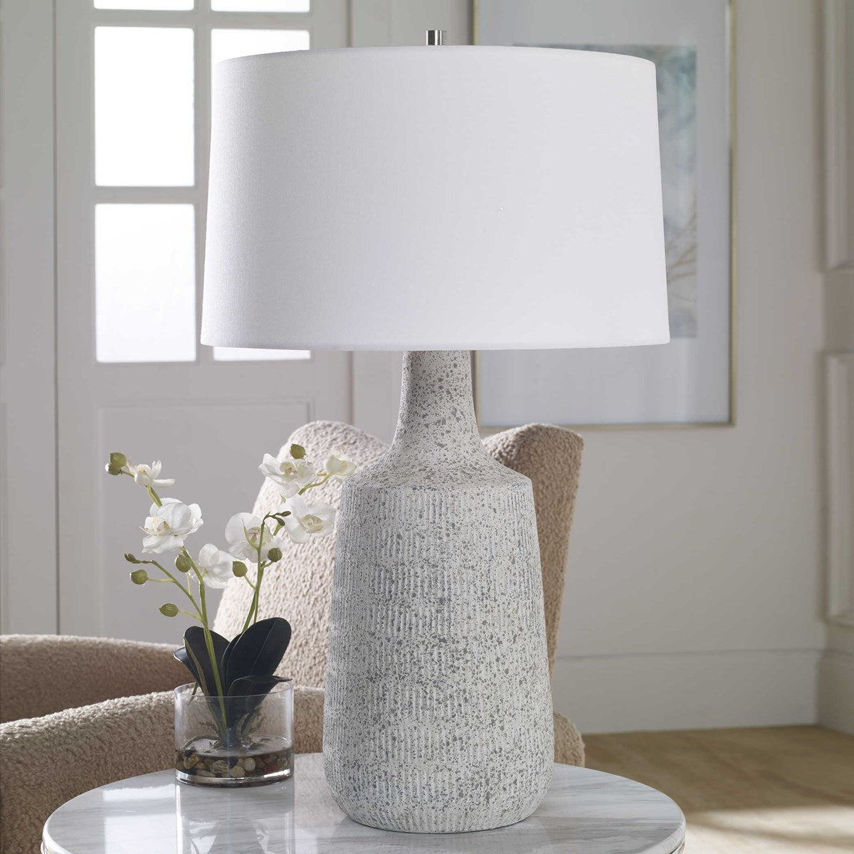 Scouts Table Lamp, White