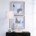 Mist Shapes Framed Prints