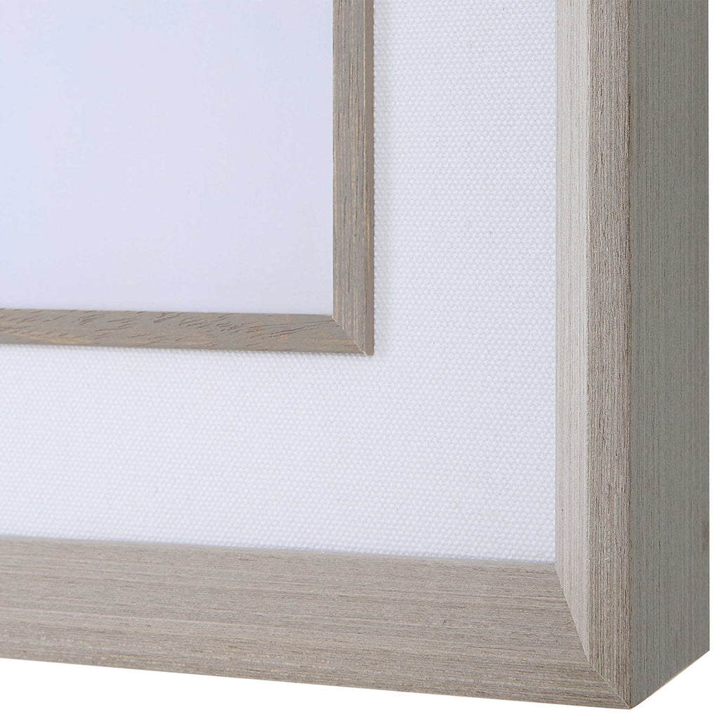 Mist Shapes Framed Prints