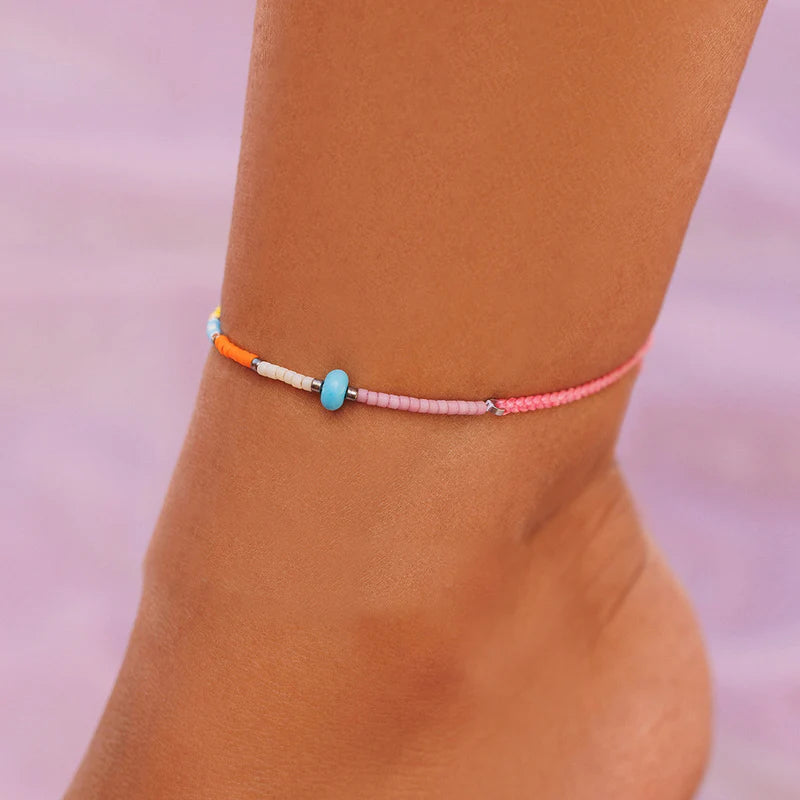 Wonderland Seed Bead Anklet