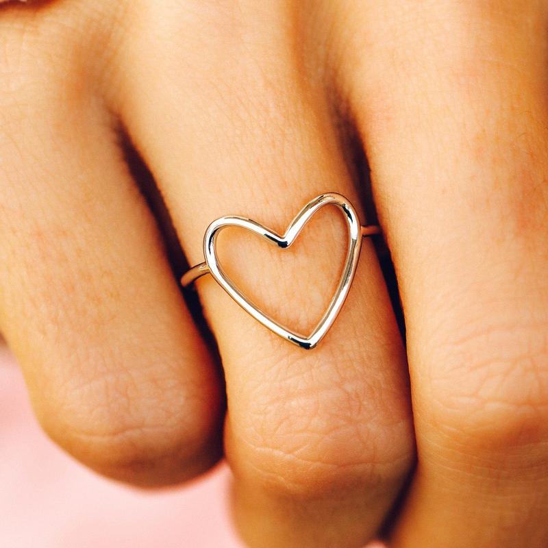Statement Heart Rings