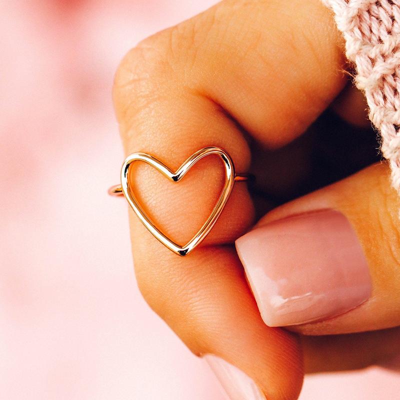 Statement Heart Rings