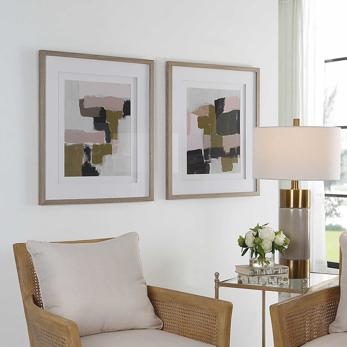 Color Block Framed Prints
