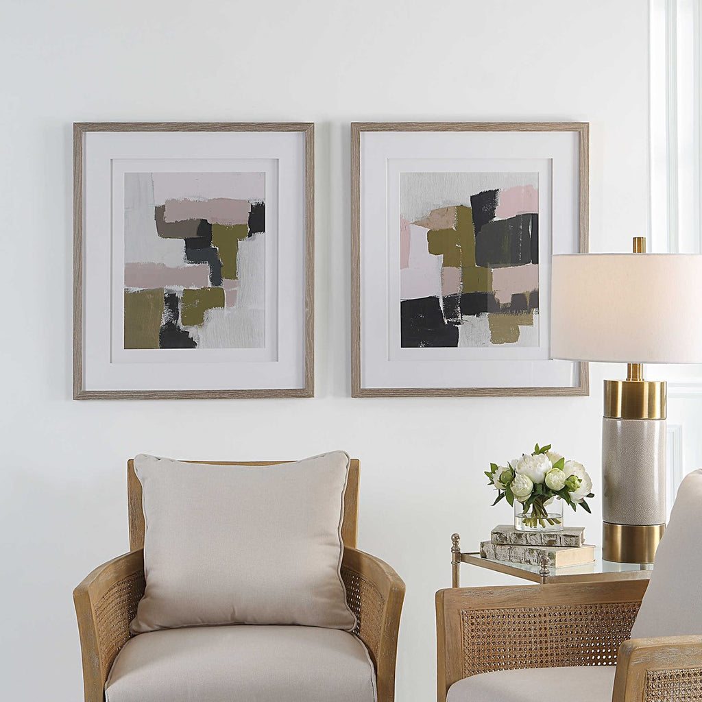 Color Block Framed Prints