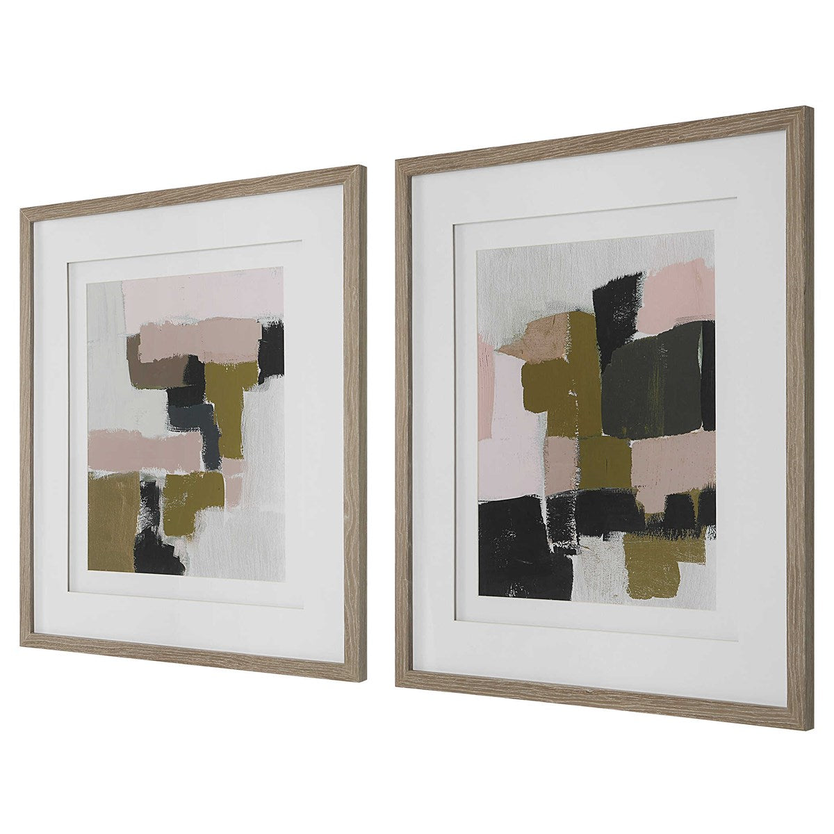 Color Block Framed Prints