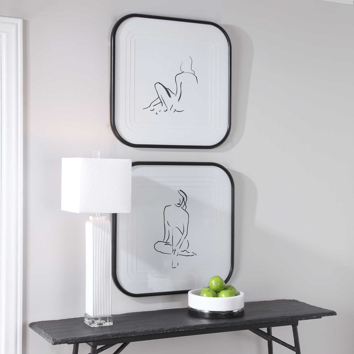 Feminine Sketch Framed Prints