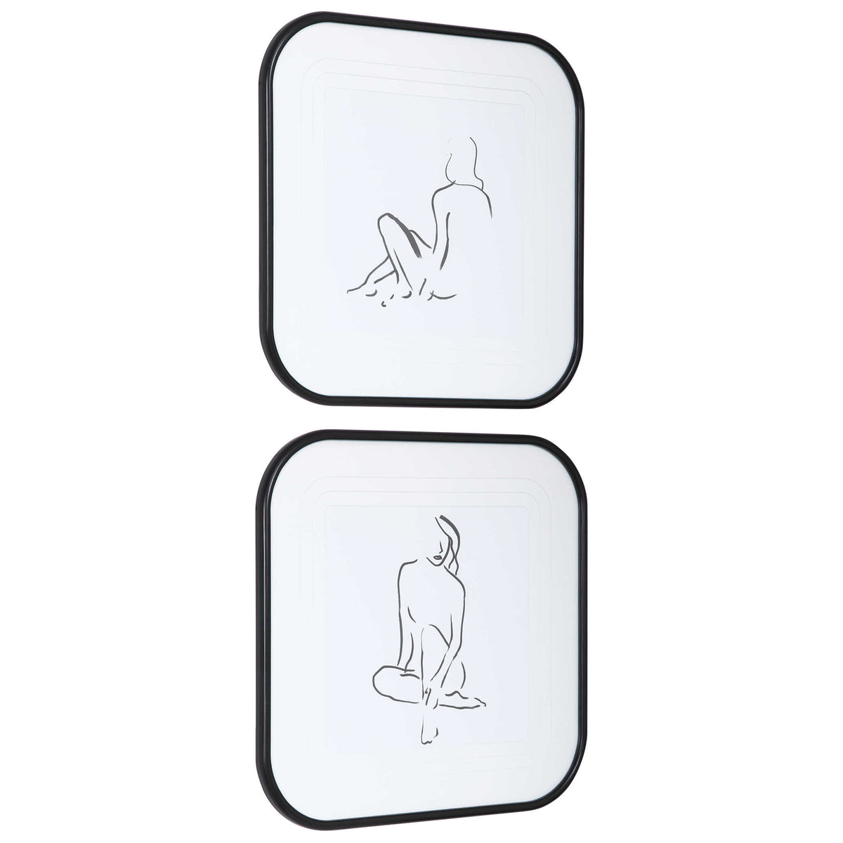 Feminine Sketch Framed Prints
