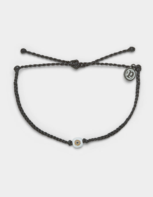 Enamel Sunflower Bead Bracelet