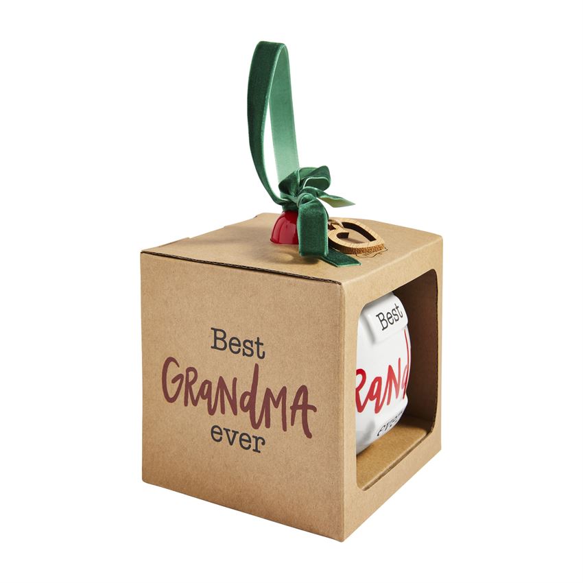 Best Grandma Boxed Ornament