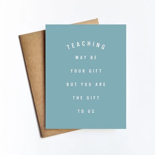 Teaching Gift Card