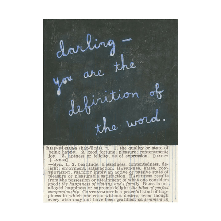 Happiness (definition) Wall Art