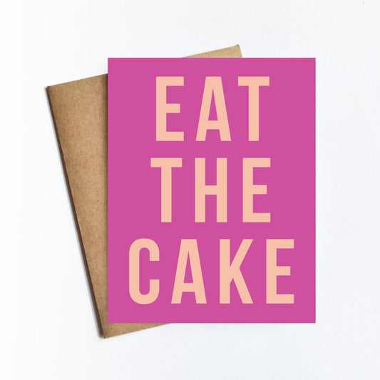 Eat The Cake Card