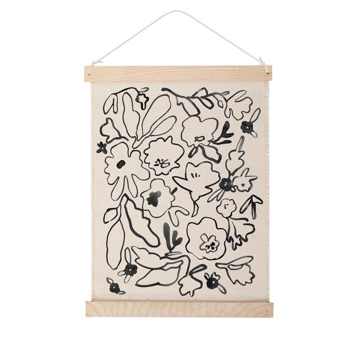 Messy Flower Canvas Wall Art