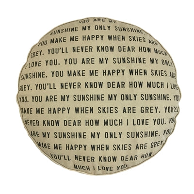 You Are My Sunshine Floor Pouf