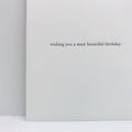 Most Beautiful Birthday Card
