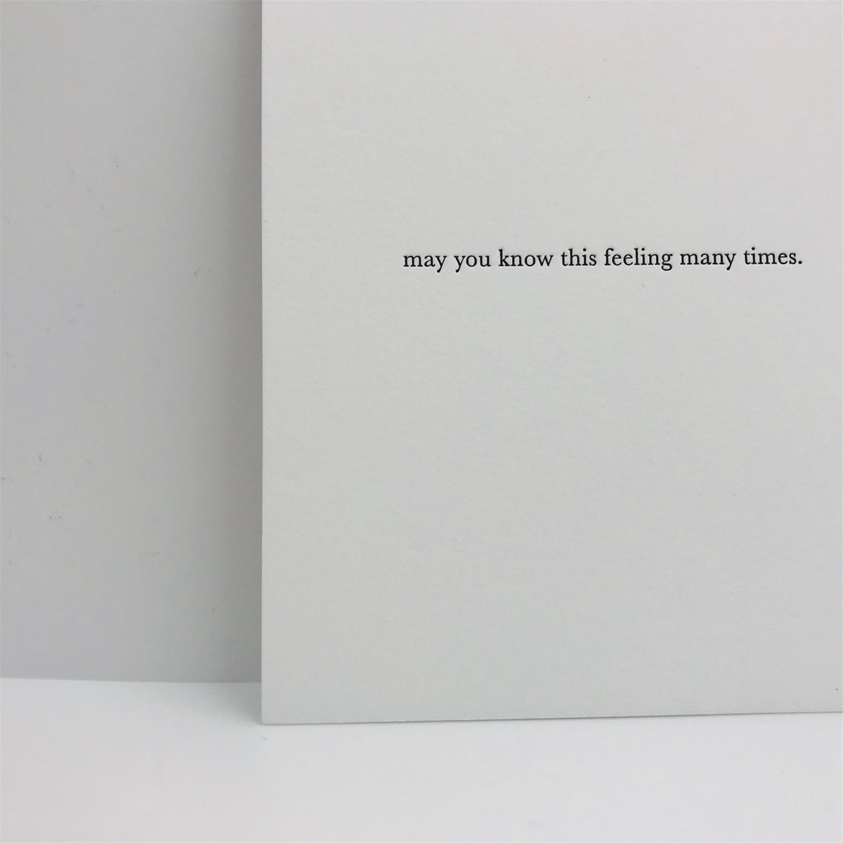 Many Times Greeting Card