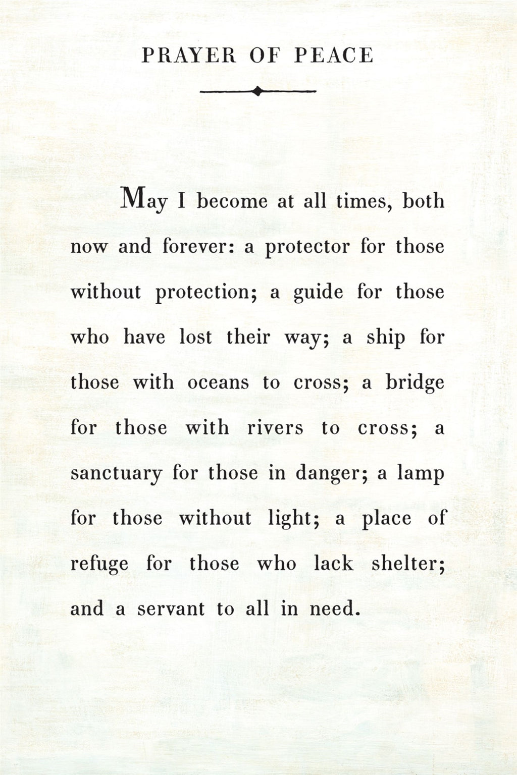 Prayer of Peace Art