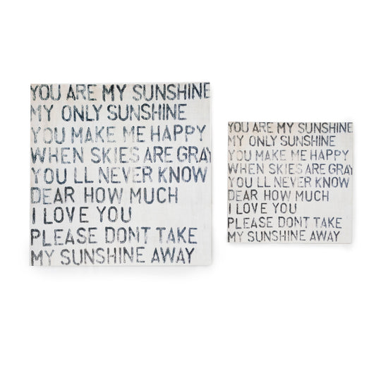 You Are My Sunshine Art Poster