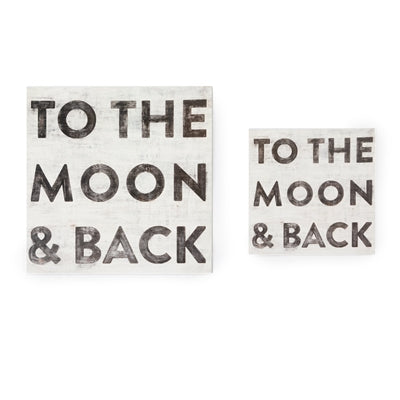 To The Moon & Back Art Poster