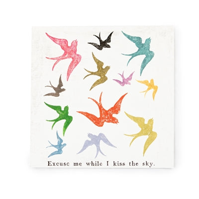 Excuse Me While I Kiss The Sky Art Poster