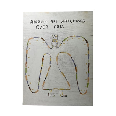 Angels Are Watching Art Poster
