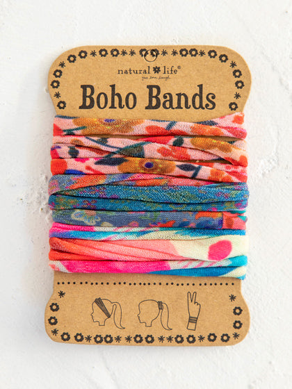 Coral/Olive/Pink Boho Bands