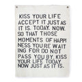 Kiss Your Life Wall Tarp