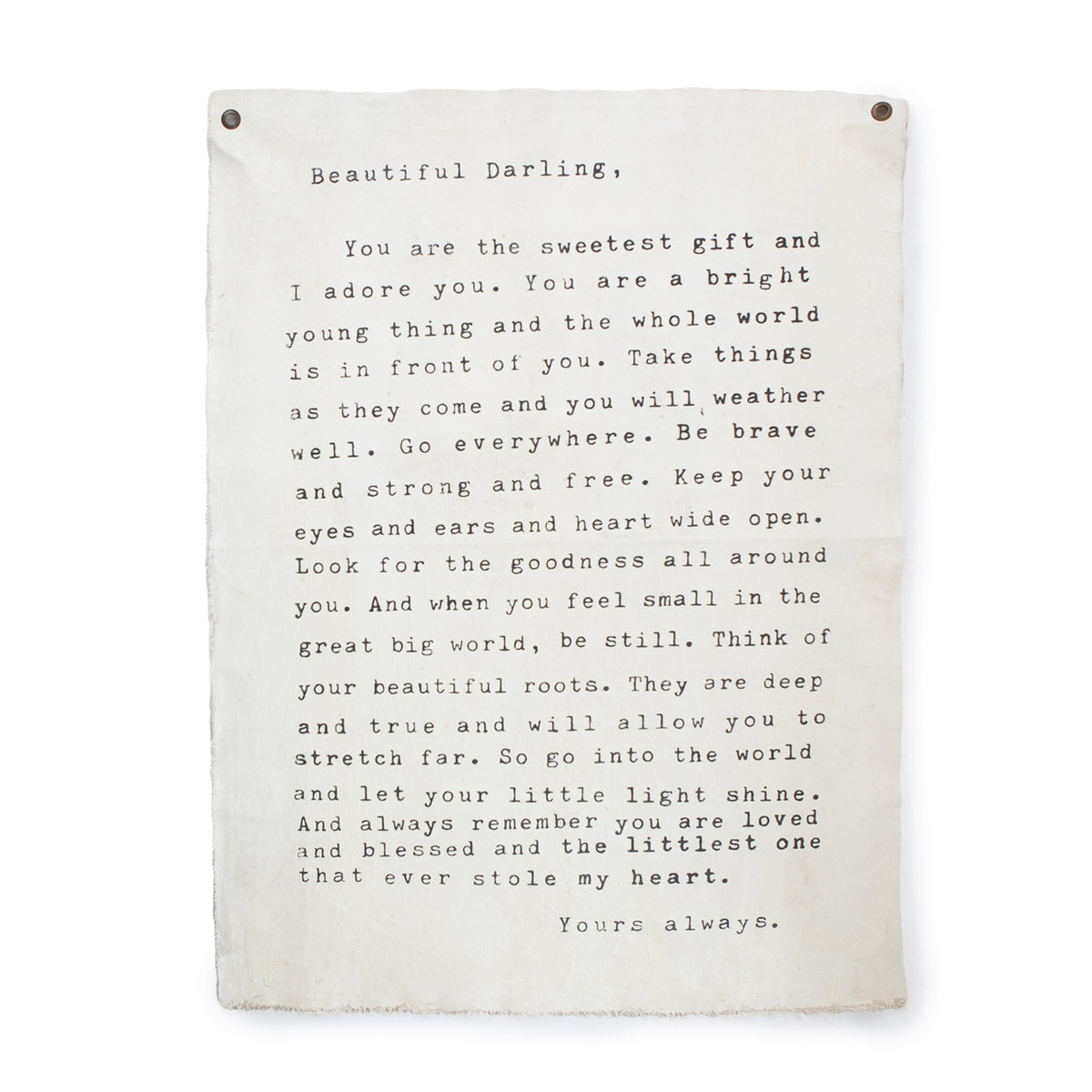 Beautiful Darling Wall Tarp