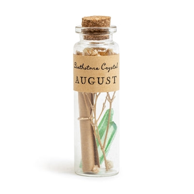 Birthstone Crystal Wishing Bottles