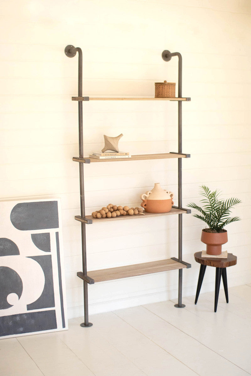 Industrial Wall Shelving Unit