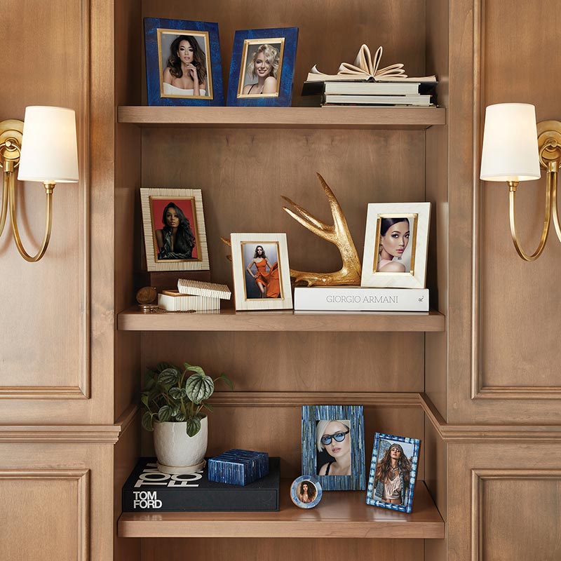 Blue Border Frames