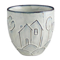 Abstract Carved House Pots