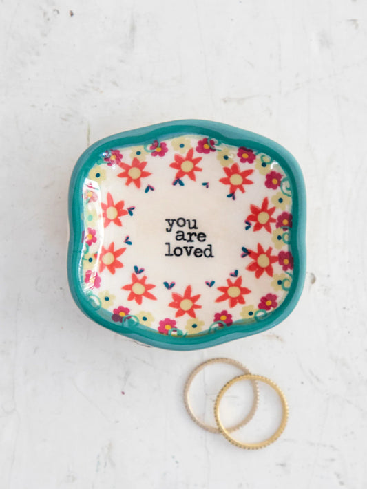 Artisan Trinket Jewelry Dish - You Are Loved