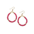 Sachi Chromatic Hoop Earrings, Multiple Colors