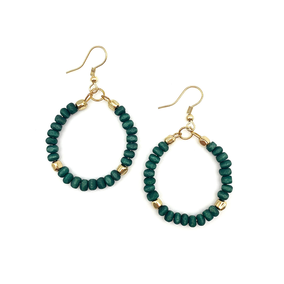 Sachi Chromatic Hoop Earrings, Multiple Colors