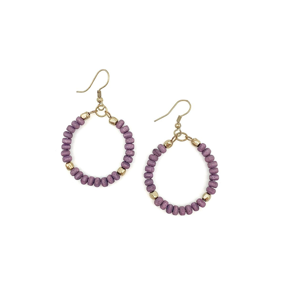 Sachi Chromatic Hoop Earrings, Multiple Colors