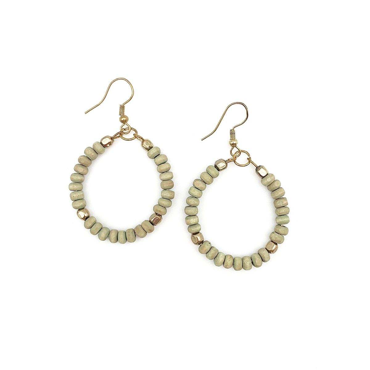 Sachi Chromatic Hoop Earrings, Multiple Colors