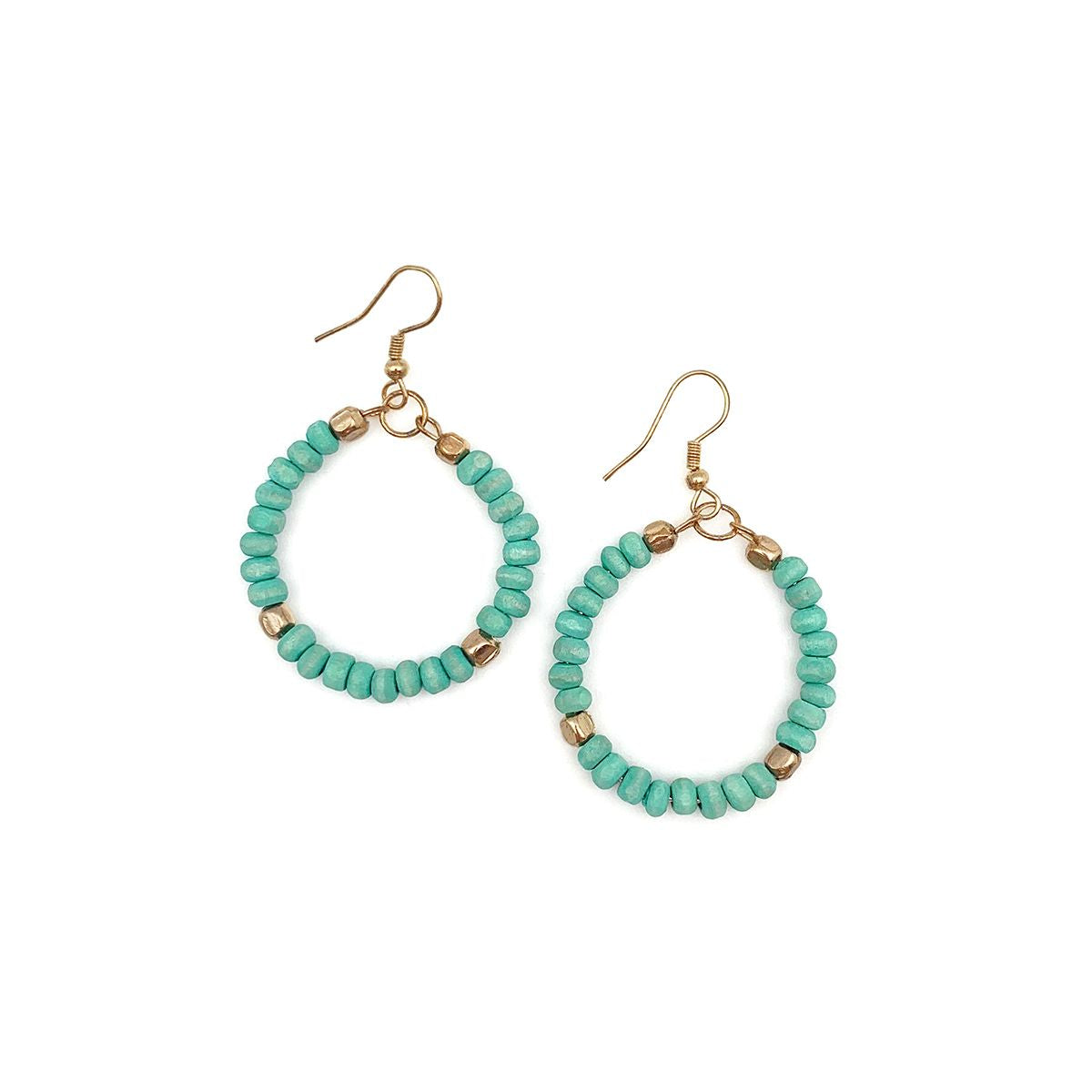 Sachi Chromatic Hoop Earrings, Multiple Colors