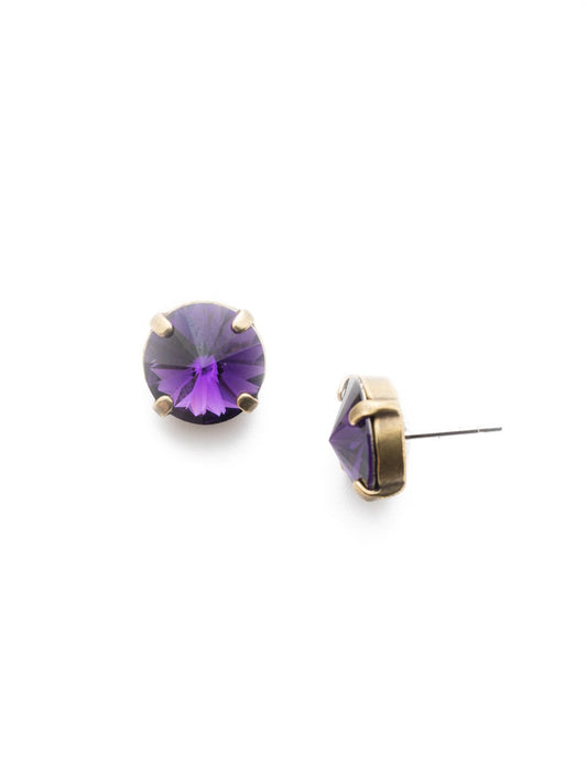 Radiant Rivoli Stud Earrings-Duchess